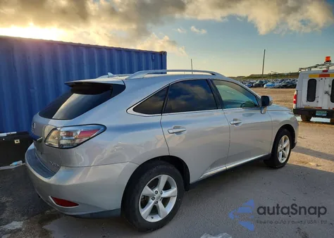 2010 Lexus Rx 350 из США, поврежденный, VIN 2T2BK1BA4AC059781